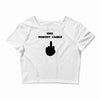 omg nobody cares Crop Top
