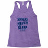 official t shirt mens you me at six sinners never sleep big all sizes Racerback Tank