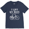 i love when my wife lets me buy another bike V-Neck Tee