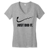 just did it Women's V-Neck T-Shirt