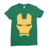 iron man mask avengers marvel comics gift Ladies Fitted T-Shirt