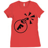 f bomb Ladies Fitted T-Shirt