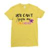 you can't scare me i'm a mother Ladies Fitted T-Shirt