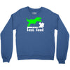 dino fast food  fun Crewneck Sweatshirt