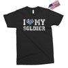 i love my soldier navy camouflage Exclusive T-shirt