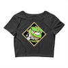 snake green Crop Top
