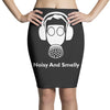 noisy and smelly hazard warnign sign Pencil Skirts