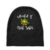 world's best sister with flowers. Baby Beanies
