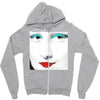 monalisa pop art Zipper Hoodie