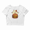 i has cheezburger! Crop Top