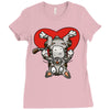 love cat Ladies Fitted T-Shirt