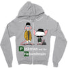 pinkman and the heisenbrain Zipper Hoodie