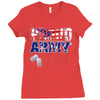 proud army dad Ladies Fitted T-Shirt