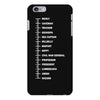 beard length chart funny professor grandpa mustache humor iPhone 6 Plus/6S Plus Case