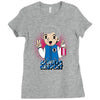 respect Ladies Fitted T-Shirt