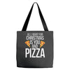 all i want for christmas is you and pizz Tote Bags