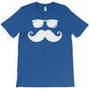 hipster glasses and moustache T-Shirt