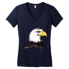 bald eagle Women's V-Neck T-Shirt