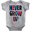 never grow up (2) Baby Onesie