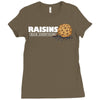 raisins ruin everything Ladies Fitted T-Shirt