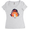 blood moon Women's Triblend Scoop T-shirt