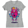 all seeing bunny Ladies Fitted T-Shirt