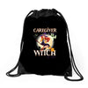 caregiver witch Drawstring Bags