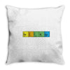 bazinga periodic table funny funny birthday present gift Throw Pillow