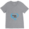 coming soon baby boy maternity design V-Neck Tee