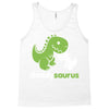 daddysaurus dinosaur dino Tank Top