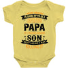Super Cool Papa Of A Freaking Awesome Son Baby Onesie