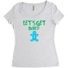 lets get baked Women's Triblend Scoop T-shirt
