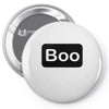 boo, Pin-back button