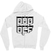 pop off square Zipper Hoodie