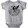 surf and shine Baby Onesie