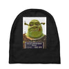 shrek mug shot funny Baby Beanies