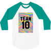Holographic Team 10 3/4 Sleeve Shirt