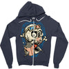 skull movie Zipper Hoodie