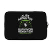 alien abductee survivor tour ufo nerd geek comic funny Laptop sleeve