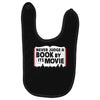 never judge a book by its movie Baby Bibs