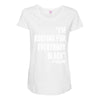 rooting for everybody t shirt. Maternity Scoop Neck T-shirt