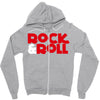 rock n roll Zipper Hoodie