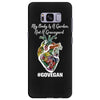 my body is a garden, not a graveyard black Samsung Galaxy S8 Plus