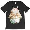 Totoro With Japanese Landscape T-Shirt