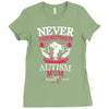 THE POWER OF AN Autism Mom Ladies Fitted T-Shirt