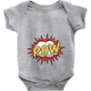 POW! Funny Explosion Cartoon Baby Bodysuit