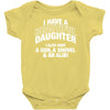i have a beautiful daughter Baby Onesie