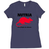 nutria its whats for dinner Ladies Fitted T-Shirt