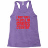 i only date people Racerback Tank