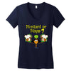 mustard or mayo (2) Women's V-Neck T-Shirt
